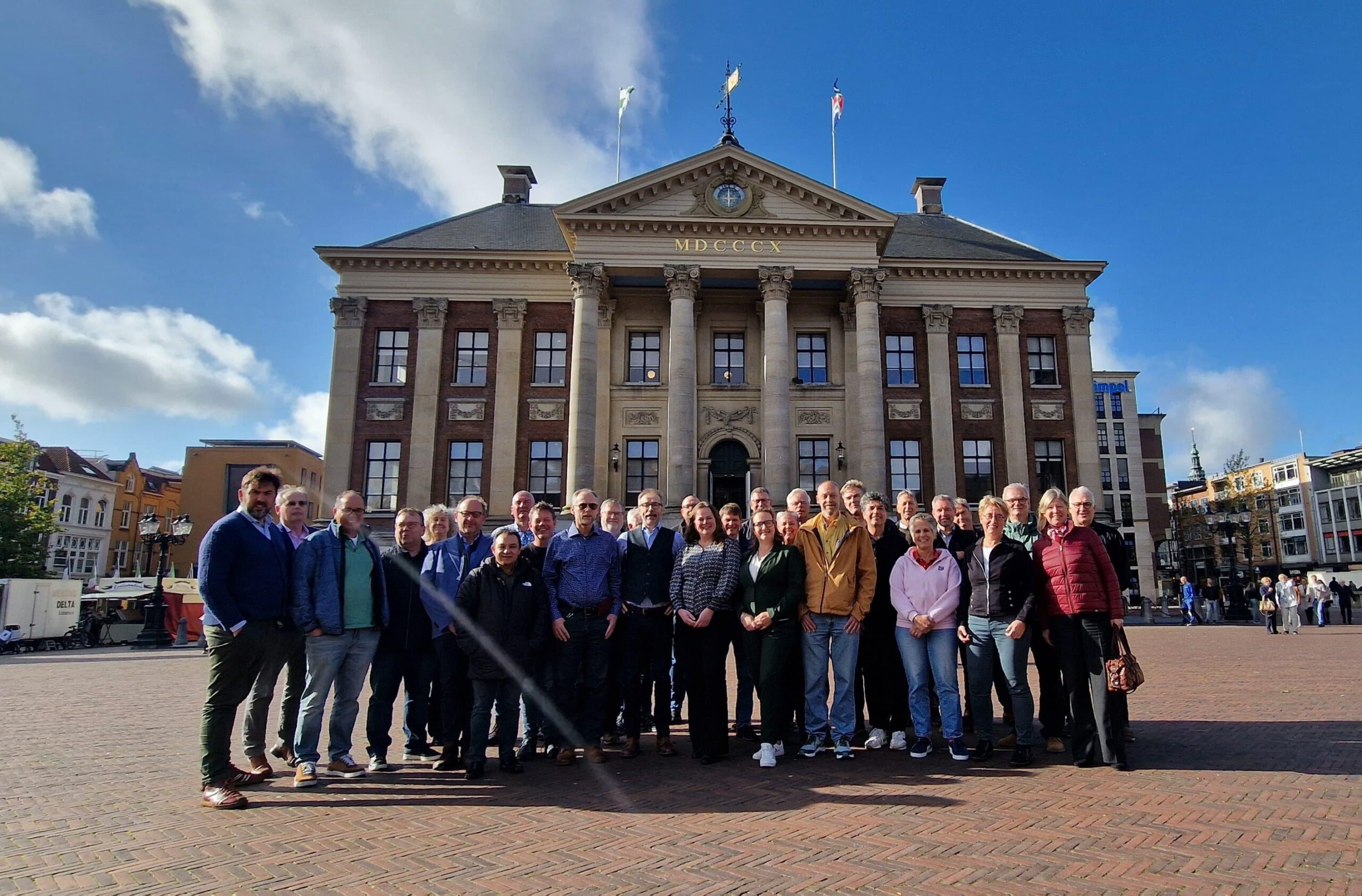 Groepsfoto GOR Rijk-leden in Groningen